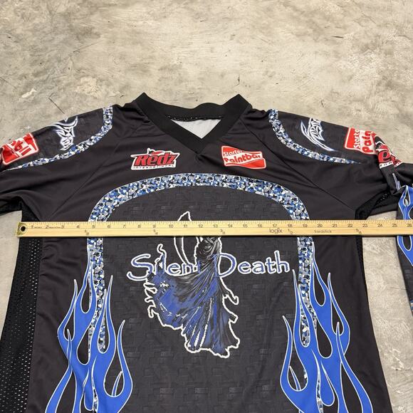 Silent Death Paintball Team Size XL Jersey 22 Rare Reds International Starter - Picture 5 of 5